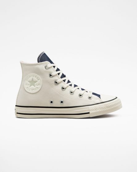 Tenisky Vysoke Converse Chuck Taylor All Star Denim Damske Béžové Námornícka Modrá Olivovo Zelená | SK DRKCA0